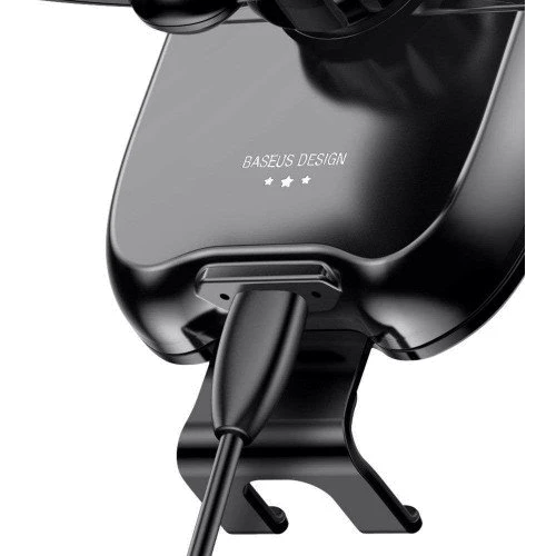 Держатель Baseus Car Holder Wireless Charger Air Vent Black (WXZN-01): Тип автомобильный