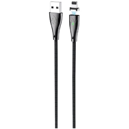Кабель Hoco USB Cable to Lightning U75 Blaze Magnetic 1.2m Black
