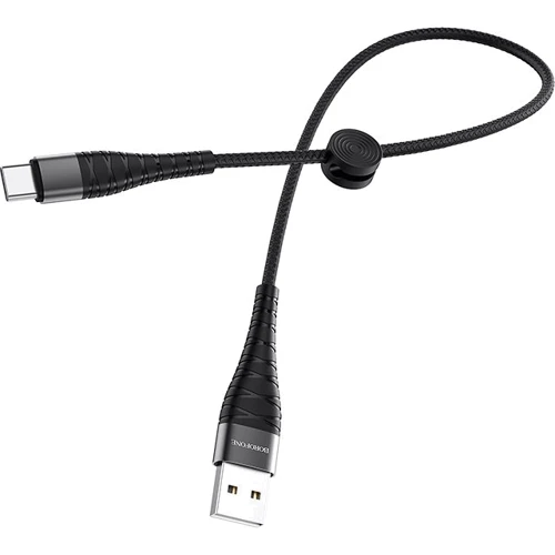 Кабель Borofone USB Cable to Lightning Munificent 0.25m Black (BX32): Тип USB-C - Lightning