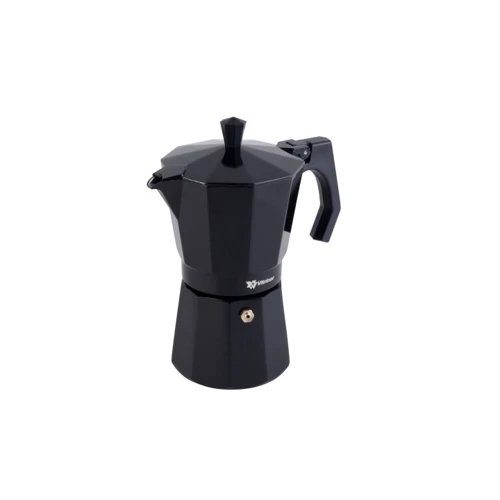 Гейзерна кавоварка Vitrinor BLACK 600 мл на 12 чашок