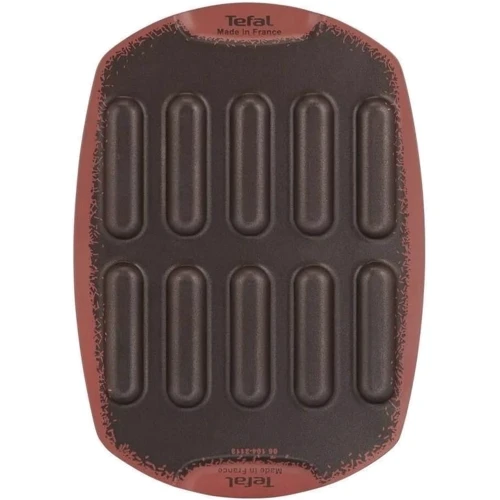 Противень Tefal PerfectBake 10 форм 21х29 см (J5734302): Диапазон температур, °C до +250°C