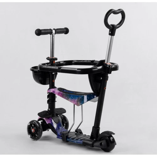 Детский самокат 5 в 1 Best Scooter S 3288 Темно-синий: Тип тормоза ножной