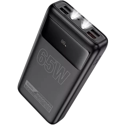 Зовнішній акумулятор Hoco Power Bank 30000mAh DB81 Apollo PD 65W Black: Особливості быстрая зарядка, Индикатор заряда, С дисплеем