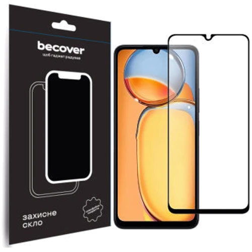 Аксессуар для смартфона BeCover Tempered Glass Black for Xiaomi Redmi 13C / Poco C65 (710491): undefined undefined