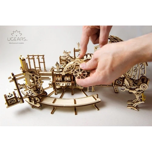 Механічний 3D пазл UGEARS "Фабрика роботів" (70039) фото 3