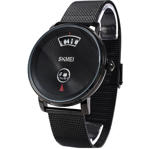 Наручний годинник Skmei 1490 Black (1490BOXBK): Тип циферблата Аналоговий (стрілочний)