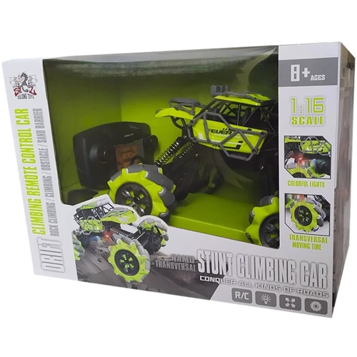 Трюковая Машинка Вездеход на р/у с пультом Fever Buggy 4WD 4x4, зеленая (SL-198A-PG)