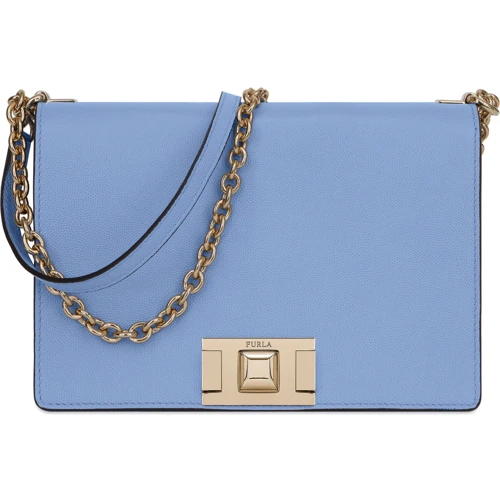 Жіноча сумка крос боді Furla Mimi's блакитна (1021905)