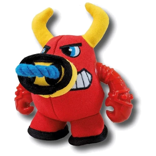 Игрушка для собак Croci Warriors Bull плюшевый бычок с пищалкой 18х12х12 см (C6098014)