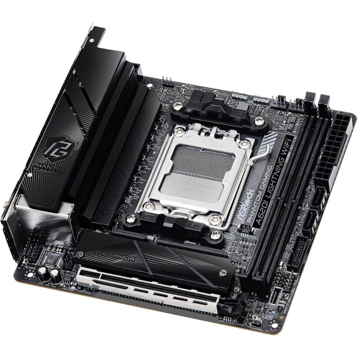 ASRock A620I LIGHTNING WIFI: Разъемы на плате PCI Express x1, SATA 3.0, M.2