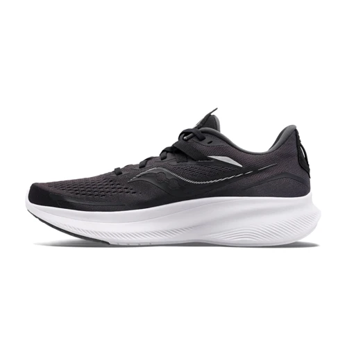 Кроссовки для бега Saucony Ride 15 Wide (20730-05s) 43 (10) черные текстиль всесезон: Материал верха Текстиль