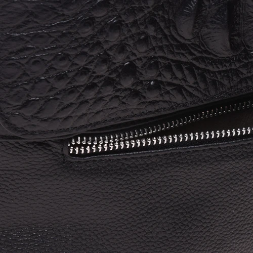 Мужская сумка планшет Keizer черная (K187013-black): Тип ручки Плечевой ремень, Без ручки