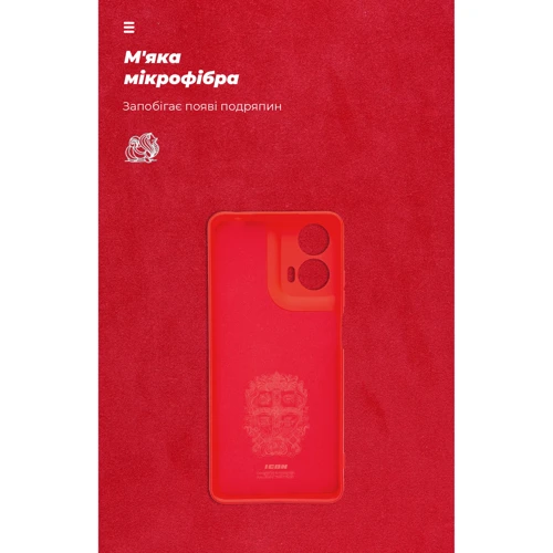 Чехол для телефонов ArmorStandart ICON Case Camera cover Red for Motorola G24 Power (ARM73884) фото 6
