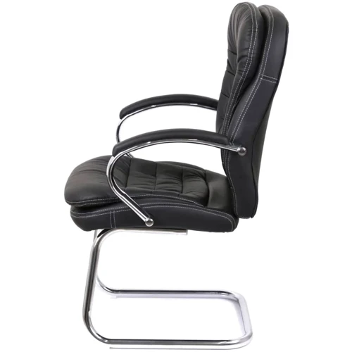 Крісло конференційне АКЛАС Валенсія CF (XY-7004G-1) Чорний (PU Black) (00161482)