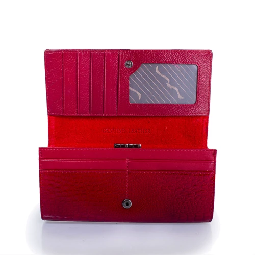 Женский кошелек 4U Cavaldi красный (DNKH24-1-red): Формат кошелька Горизонтальный
