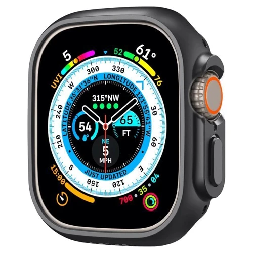 Чехол для Apple Watch Spigen Case Thin Fit Black (ACS05458) for Apple Watch 49mm: Совместимость Apple Watch 49mm