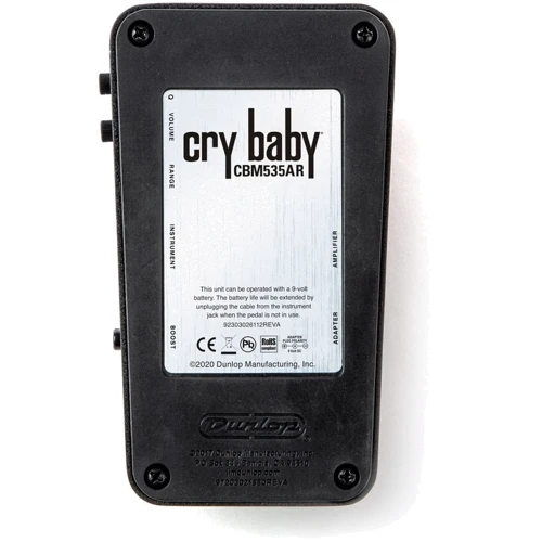 Педаль гитарных эффектов Педаль DUNLOP Cry Baby Mini 535Q Auto-Return Wah фото 4