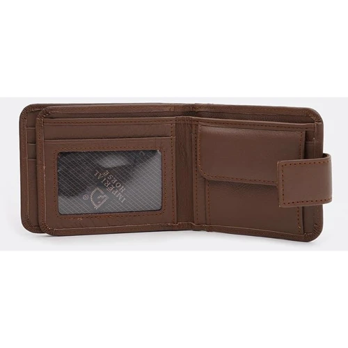 Чоловічий портмоне Horse Imperial коричневий (K1029l-brown): Формат гаманця Вертикальный