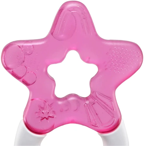 Зубне кільце Dentistar із силіконовою охолоджувальною насадкою рожевий (3960014)