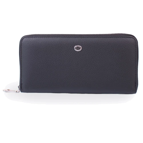 Мужской кошелек ST Leather Accessories черный (NST45-black): Тип Кошельки