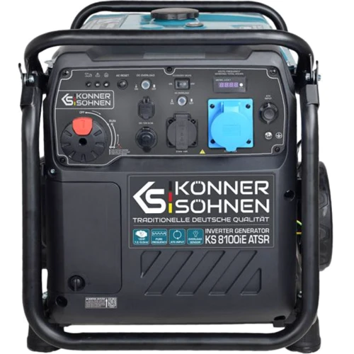 Бензиновый генератор Könner&Söhnen KS 8100iE ATSR: Объем двигателя 458 куб. см