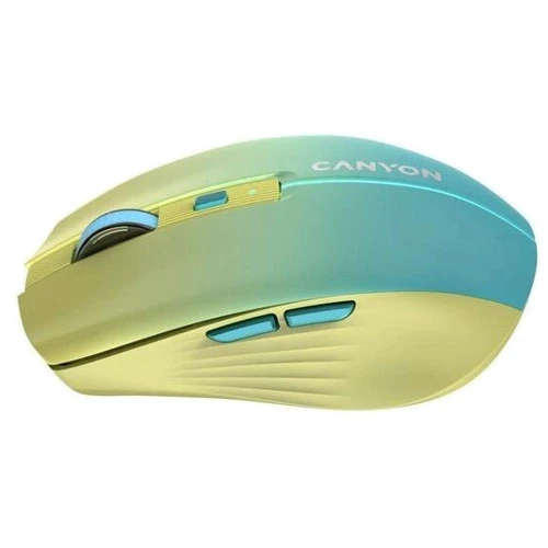 Мышь Canyon MW-44 LED Rechargeable Wireless/Bluetooth Yellow Blue (CNS-CMSW44UA): Эргономика для правой руки