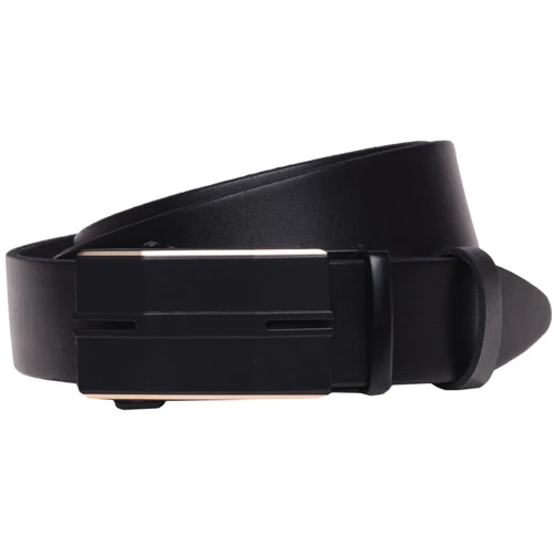 

Мужской ремень Borsa Leather черный (brvgenav14)