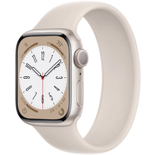 Apple Watch Series 8 45mm GPS Starlight Aluminum Case with Starlight Solo Loop (MNP93) Approved Витринный образец