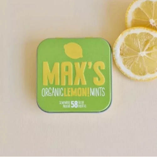 Драже Max's со вкусом лимона органическое 35 г (8719326033631): Вес, г 35