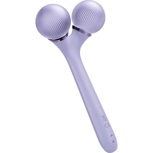 Массажер Звуковой ролик для лица и тела GESKE Sonic Facial & Body Roller 4 в 1 Purple (GK000041PL01)