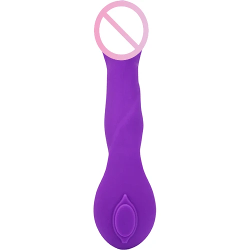 Вибратор Topco Sales для точки G UltraZone Camelia 9X Silicone G-Spot Vibrator, 11х3 см