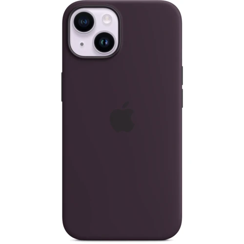 Чехол для iPhone Apple for iPhone 14 Silicone Case with MagSafe Elderberry (MPT03) : Цвет бордовый