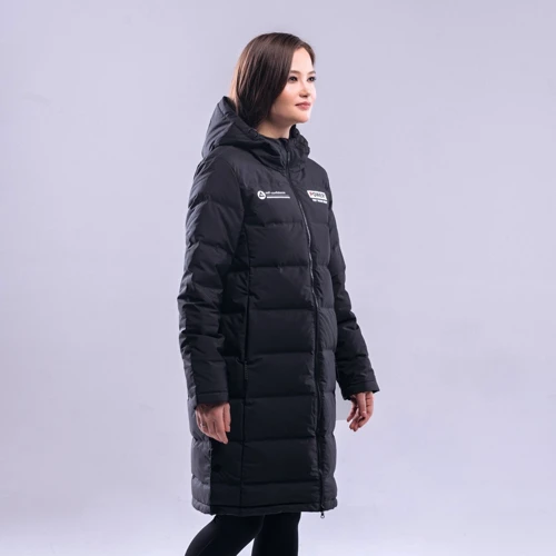 Пуховик Peak FW594058-BLA 40 черный зимний длинный