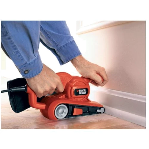 Шлифмашина ленточная Black&Decker KA86: Макс. скорость ленты 250 м/мин