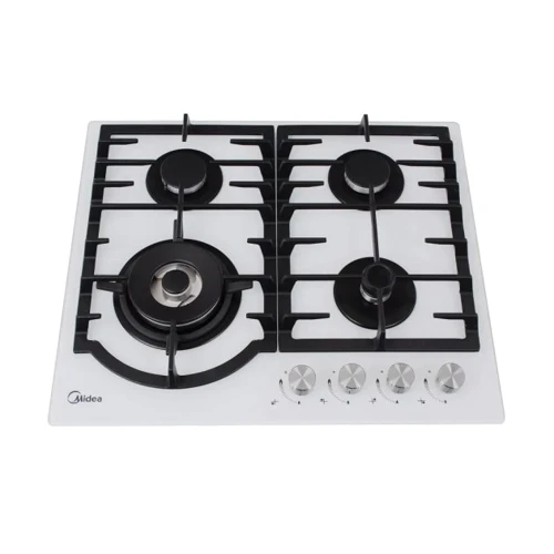 Варочная поверхность Midea MG696TGW: Количество конфорок 4