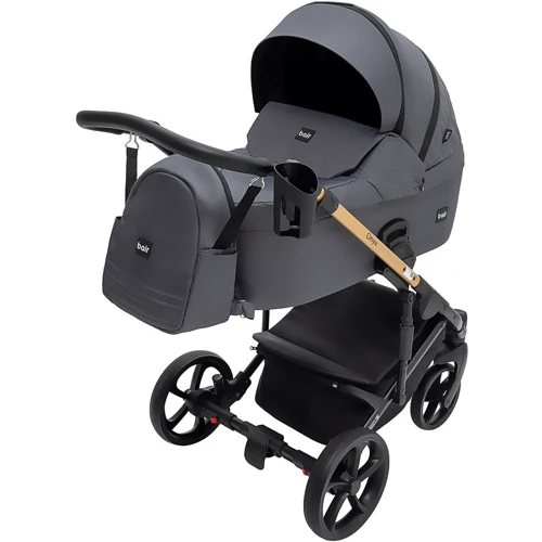 Коляска 2 в 1 Bair Onyx Soft OS-219 графит (680958)