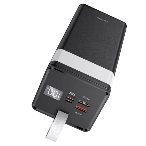 Внешний аккумулятор Hoco Power Bank 50000mAh J86A Powermaster 22.5W Black: Встроенный кабель нет