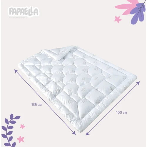Детское одеяло Papaella Super Soft Classic антиаллергенное 100х135 см (8-11863) фото 5