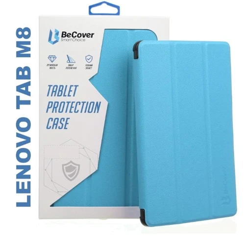 Аксесуар для планшетних ПК BeCover Smart Case Blue для Lenovo Tab M8 TB-8505/TB-8705/M8 TB-8506 (3rd Gen) (705978): Колір блакитний
