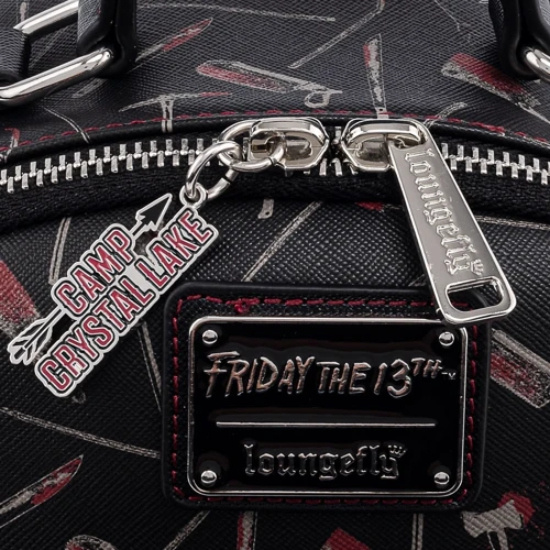 Рюкзак Loungefly LF Friday The 13th Jason Mask Mini (FRIBK0004): Спинка Мягкая (без ребер жесткости)
