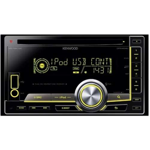 Kenwood DPX-404U: FM-тюнер FM, AM