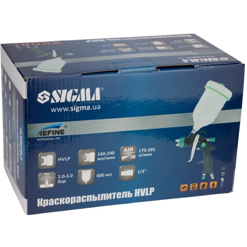 Краскопульт Refine 6812311: Объем контейнера, мл 1000