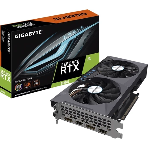 Видеокарта GIGABYTE GeForce RTX 3060 EAGLE OC 12G (GV-N3060EAGLE OC-12GD): Форм-фактор Стандартная