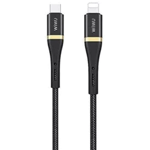 Кабель WIWU Elite Series USB-C to Lightning 1.2m Black (ED-103)