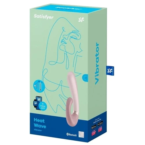 Смарт вібратор кролик із підігрівом Satisfyer Heat Wave Mauve