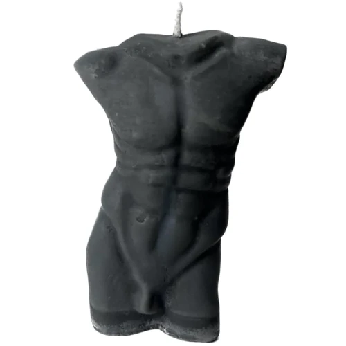 Свічка у вигляді торса чоловіка Glowing fire, 10х5 см (сірий): Виробник Glowing fire