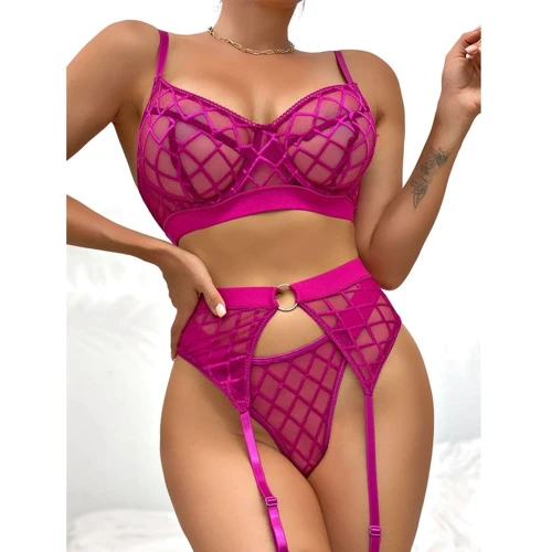 Эротический комплект NDS S19103IRR Fuchsia (S, M, L, XL) (23686)