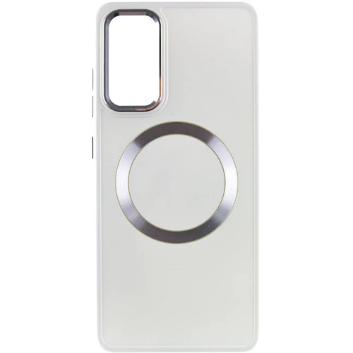 Аксессуар для смартфона TPU Case Bonbon Metal Style with MagSafe White for Samsung S901 Galaxy S22: Совместимость Samsung S901 Galaxy S22