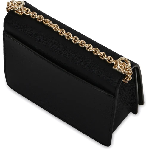 Женская сумка кросс боди Furla Mini черная (1000668): Фактура Матовая, Зернистая
