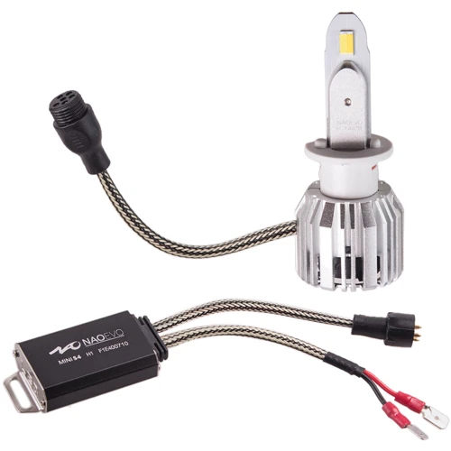 Светодиодная автолампа PULSO Naoevo S4/LED/H1/Flip Chip/9-16V/30W/3600Lm/EMERGENCY3000K/3000K/4300K/ 6500K (S4-H1): Световой поток, Лм 3600